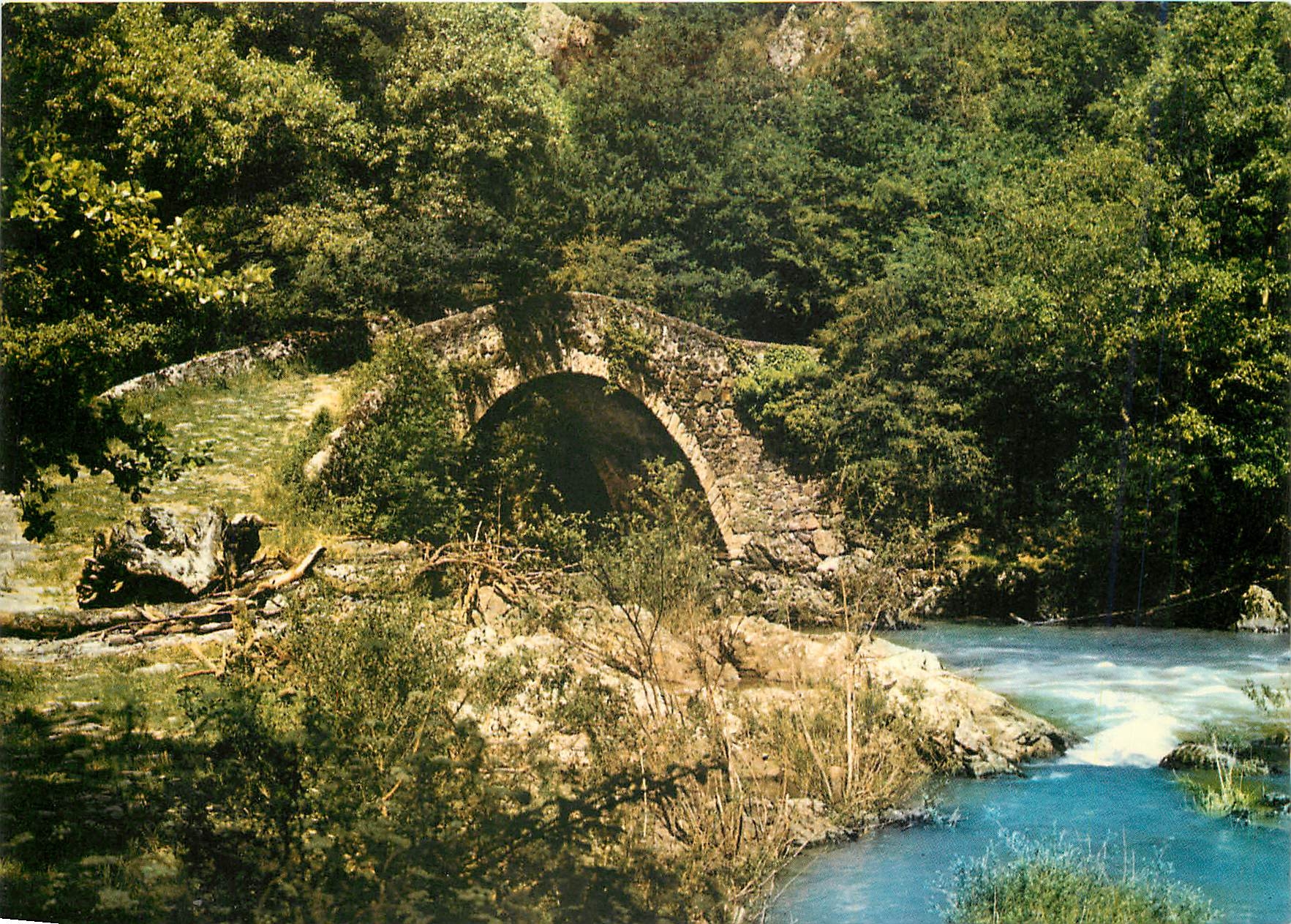 CPM Villefranche de Rouergue Aveyron Le Pont du Cayla 