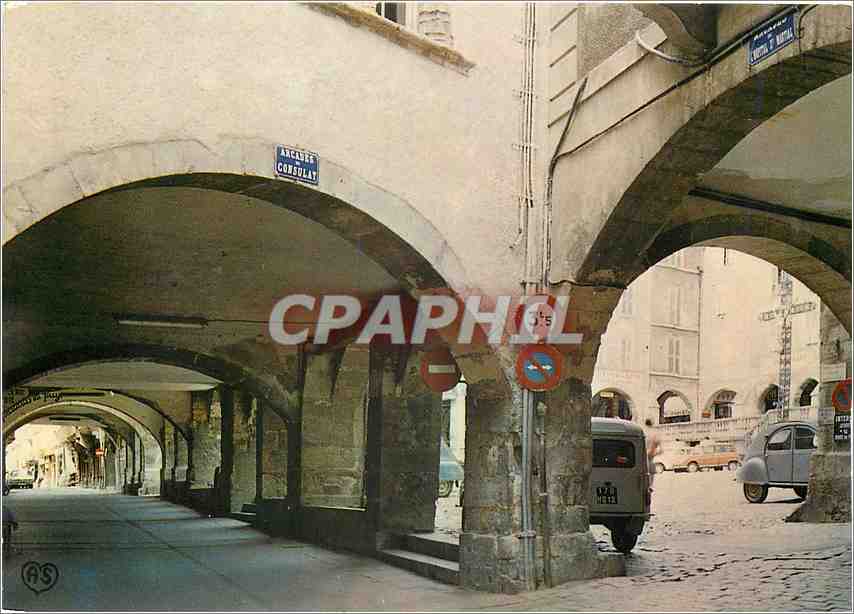 Arcades du Consulat — Villefranche-de-Rouergue (Aveyron) — Société des Cartes Postales APA-POUX
