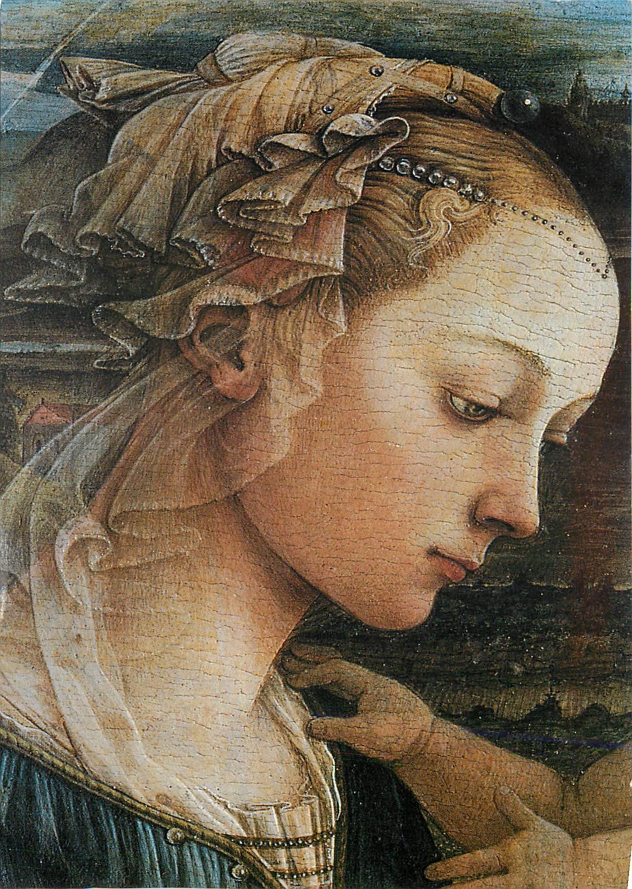 CPM Firenze Gallerie Uffizi La Sainte Vierge qui adore l'Enfant 