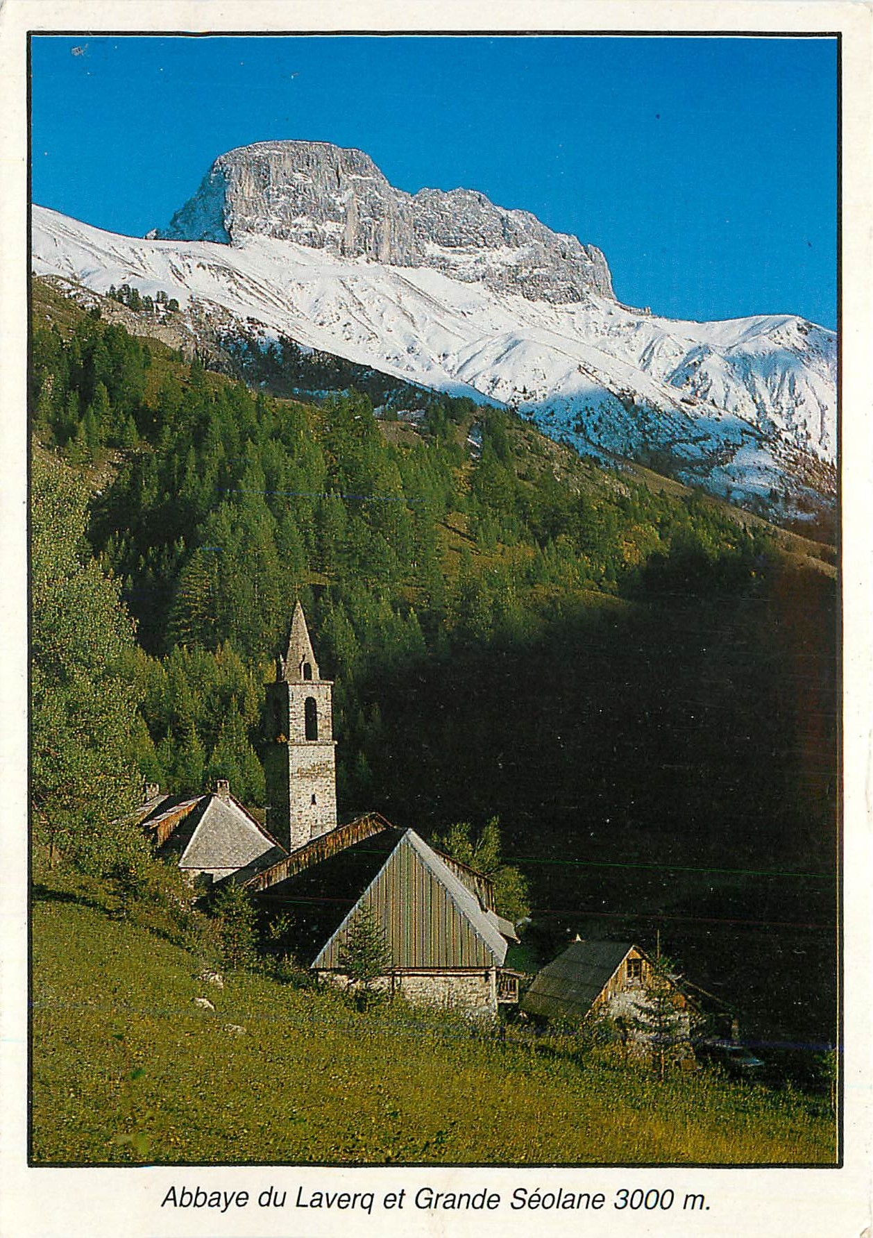 CPM Abbaye du Laverq et Grande Seolane 