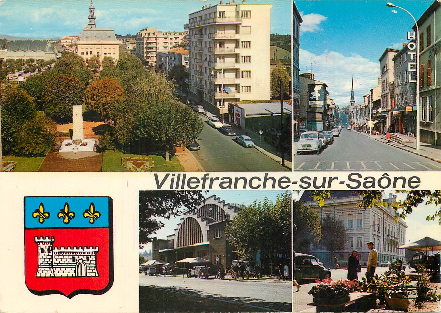 Villefranche-sur-Saône — vue panoramique — SPADEM, n°143