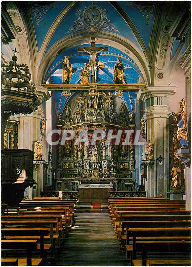 CPM Peisey Nancroix Savoie L'Interieur de l'Eglise 