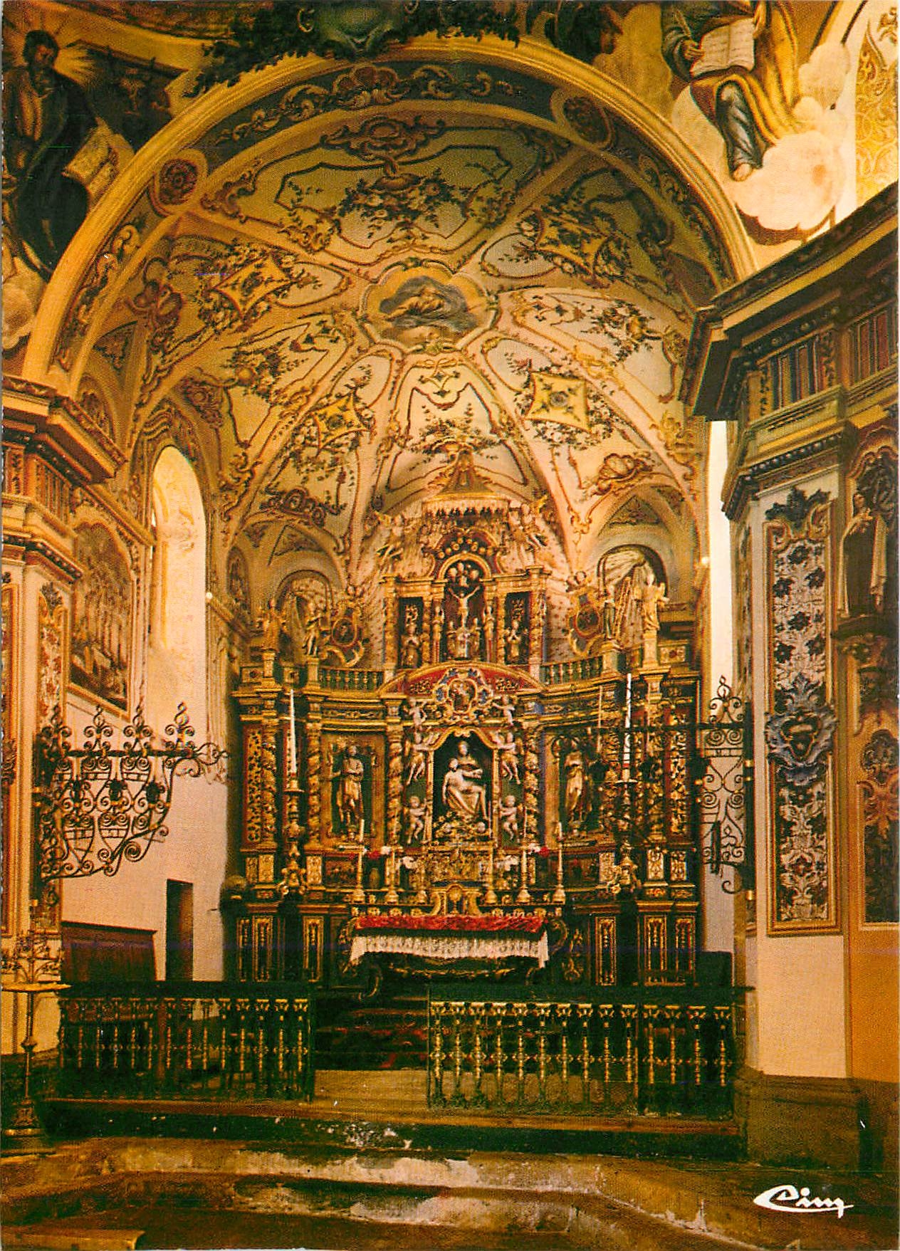 CPM Peisey Nancroix Savoie Interieur de la Chapelle Notre Dame des Vernettes 