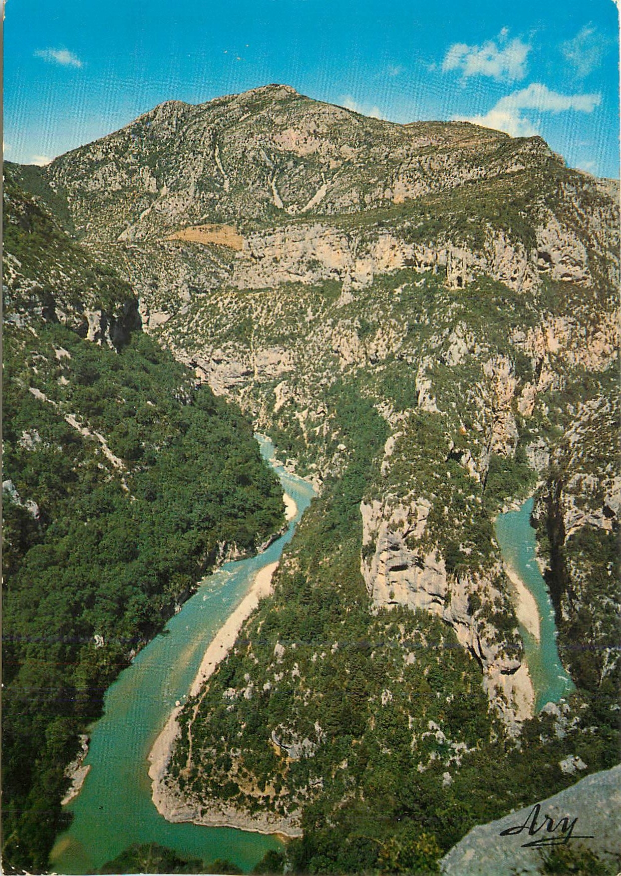 CPM Les Gorges Pittoresque du Verdon L'Anse du Verdon au passage de la Mescla 