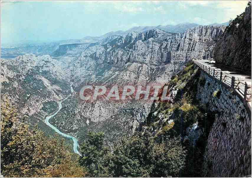 CPM Les Gorges Pittoresque du Verdon Route Varoise 
