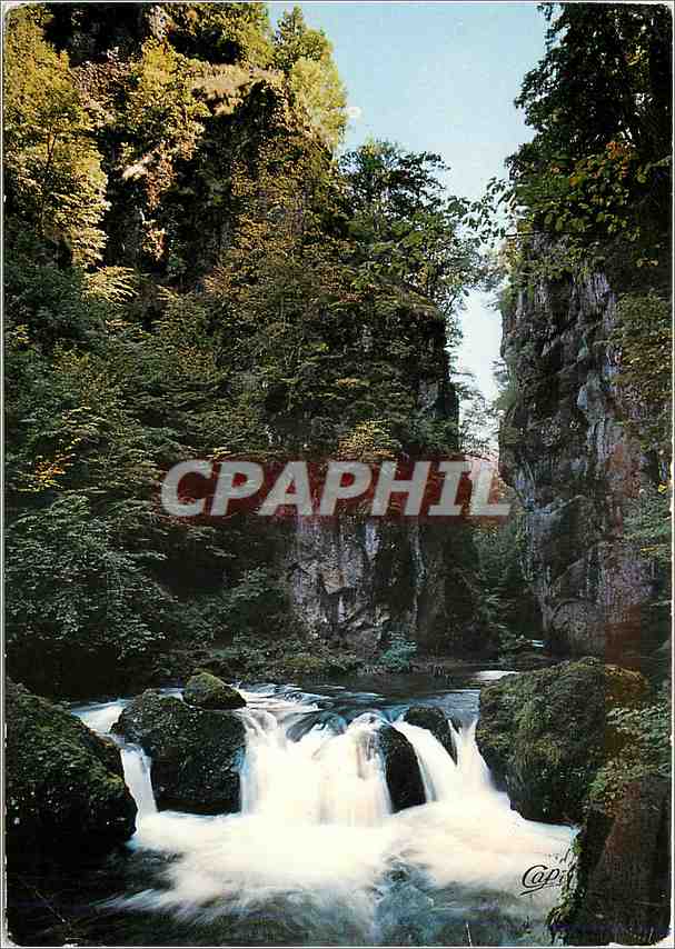 CPM Thiezac Les Gorges du Pas de Cere 