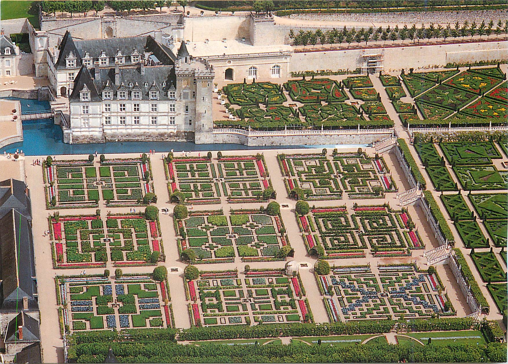 CPM Les Chateaux de la Loire Le Chateau de Villandry 