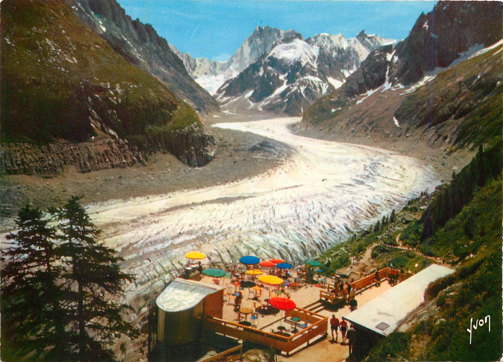 La Mer de Glace — les Grandes Jorasses (Haute-Savoie) — Edition Yvon