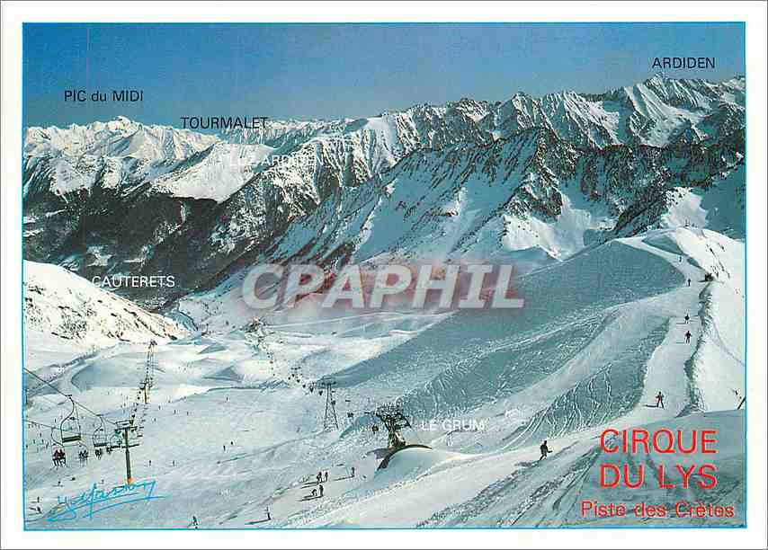 CPM Cirque du Lys Piste des Cretes Cauterets