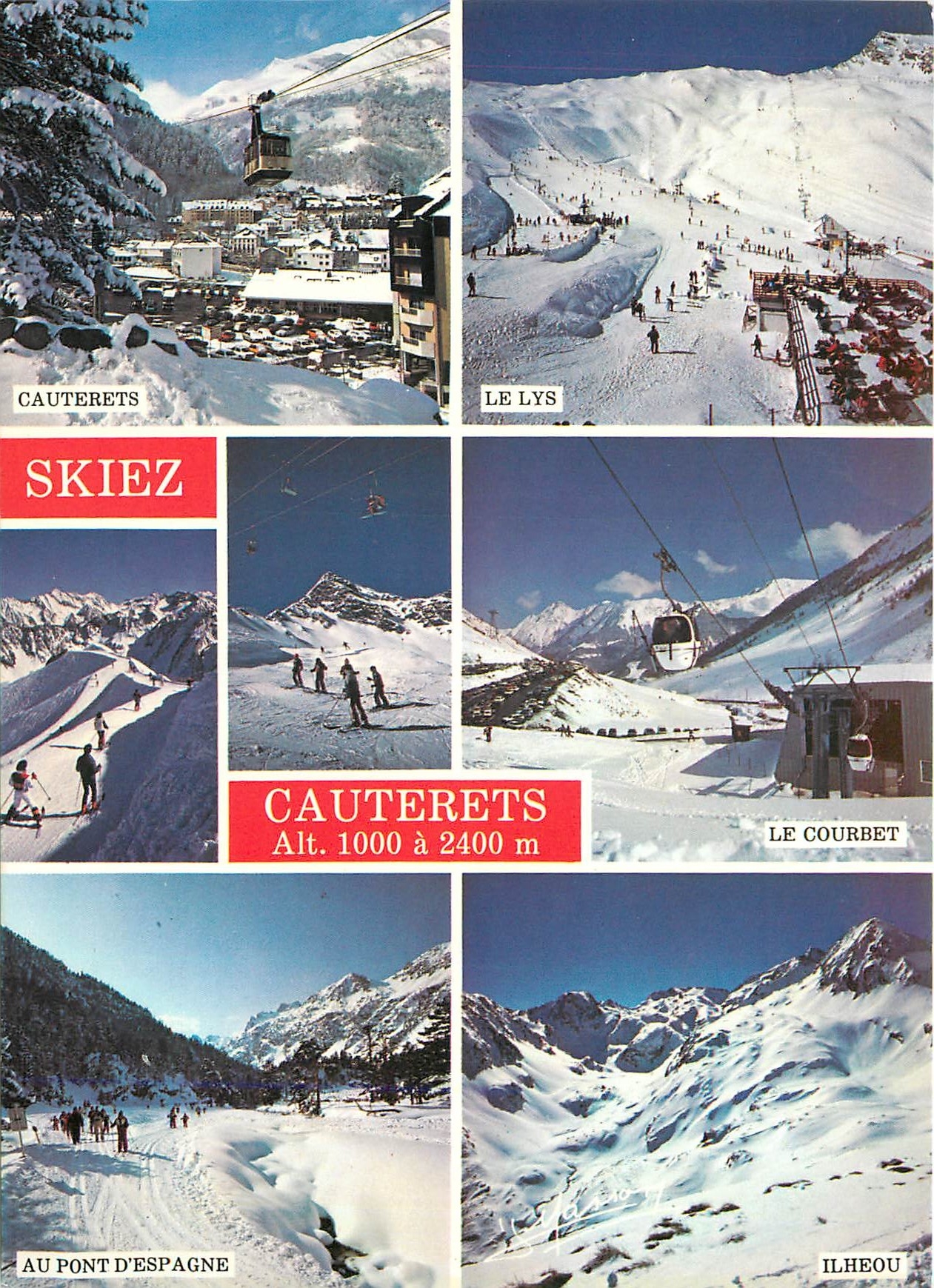 Cauterets — Station de sports d'hiver — Éditions Masson