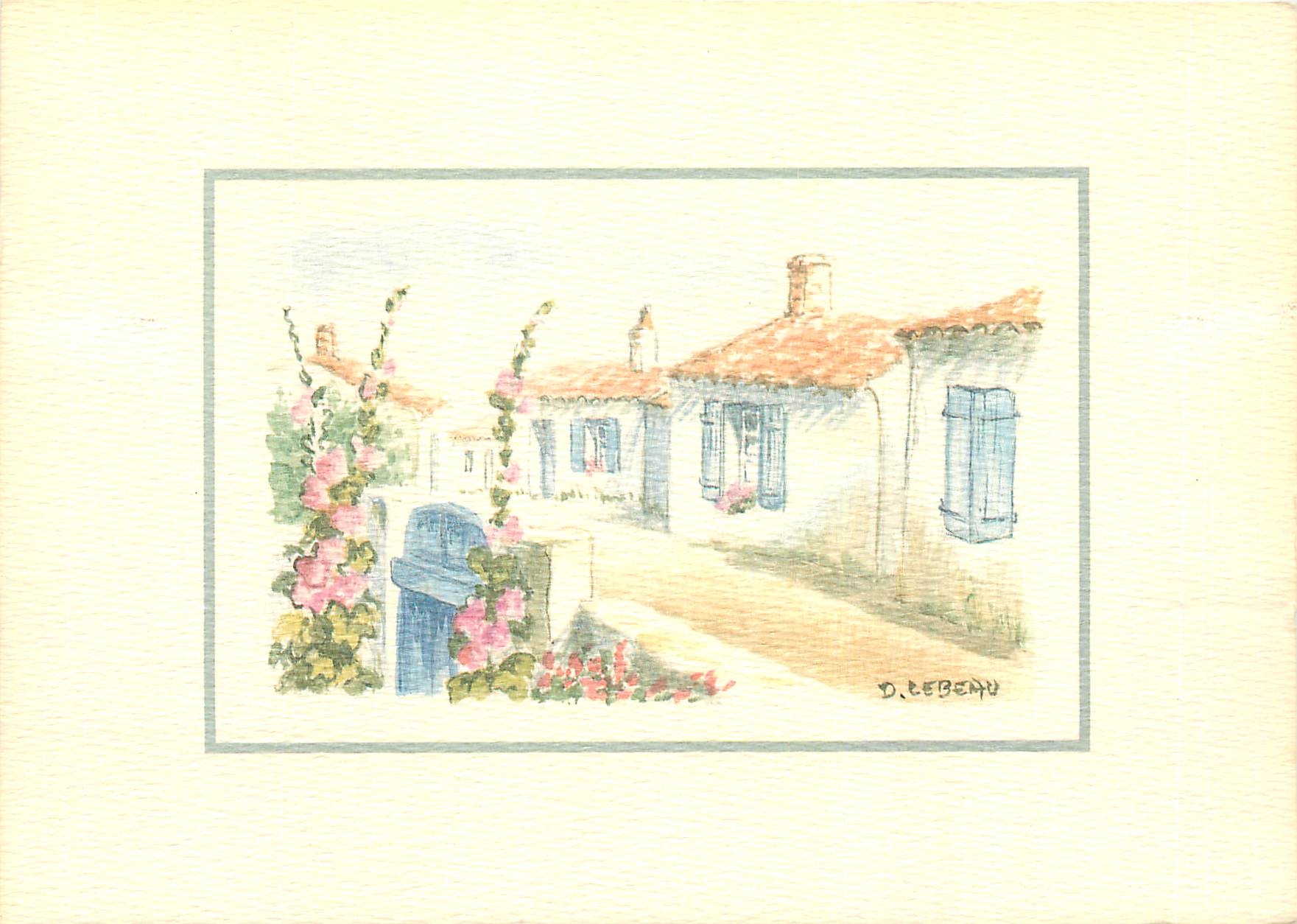 CPM D'Apres Aquarelle Originale D Lebeau 