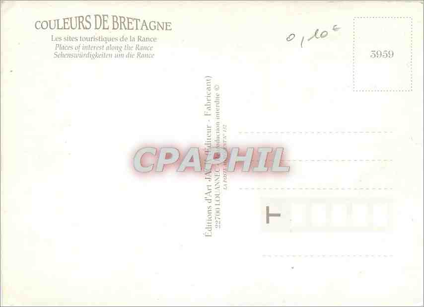 CPM Les Bords de Rance  — Rückseite