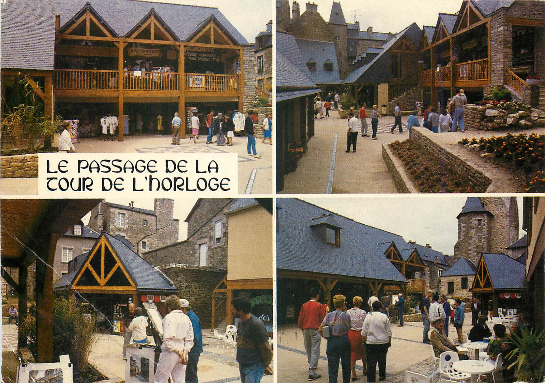 Le Passage de la Tour de l'Horloge — Dinan (Côtes du Nord) — Éditions d'Art JOS