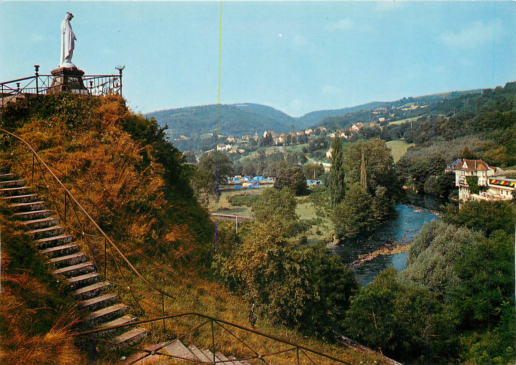 CPM Chateauneuf les Bains P de D La Vierge au Pic Alibert et la Vallee de la Sioule 