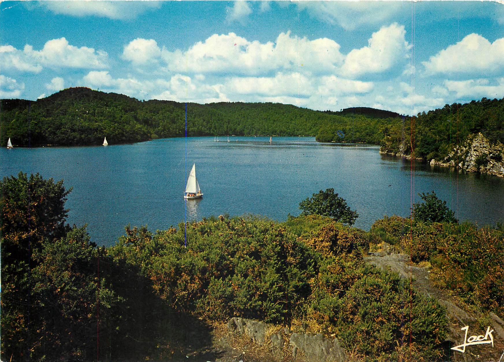 CPM Mur de Bretagne Caurel Le Lac de Guerledan 