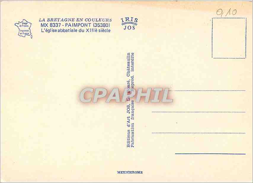 L'église abbatiale de Paimpont — XIIe siècle — Éditions d'Art JOS, Paimpont — Reverso