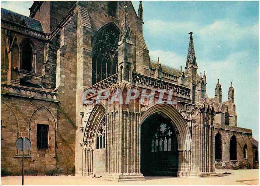 Dol-de-Bretagne — La cathédrale - le porche principal — Éditions Artaud et Cie