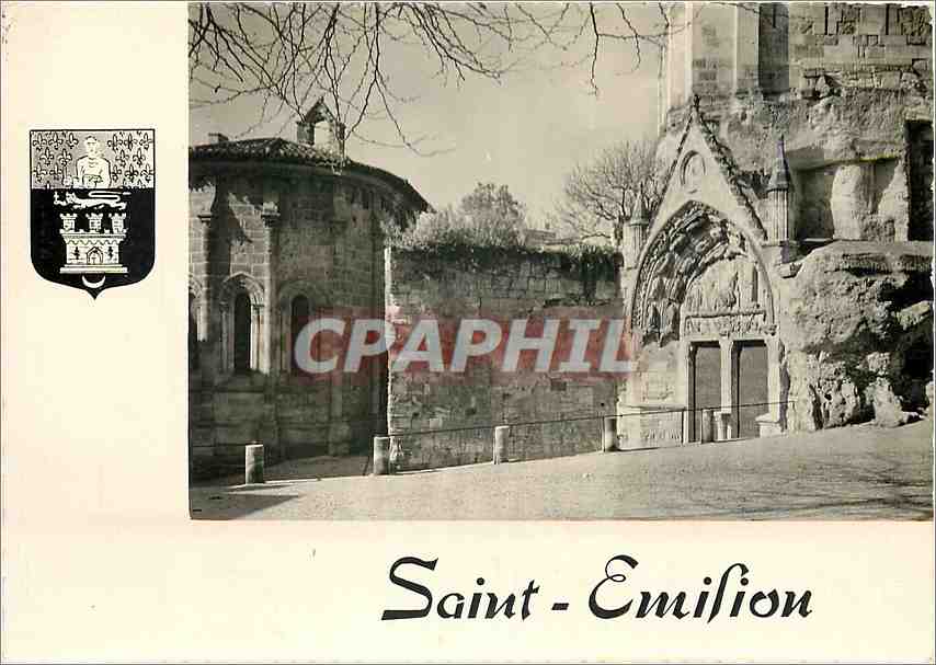CPM Saint Emilion Gironde L'Eglise Monolithe 