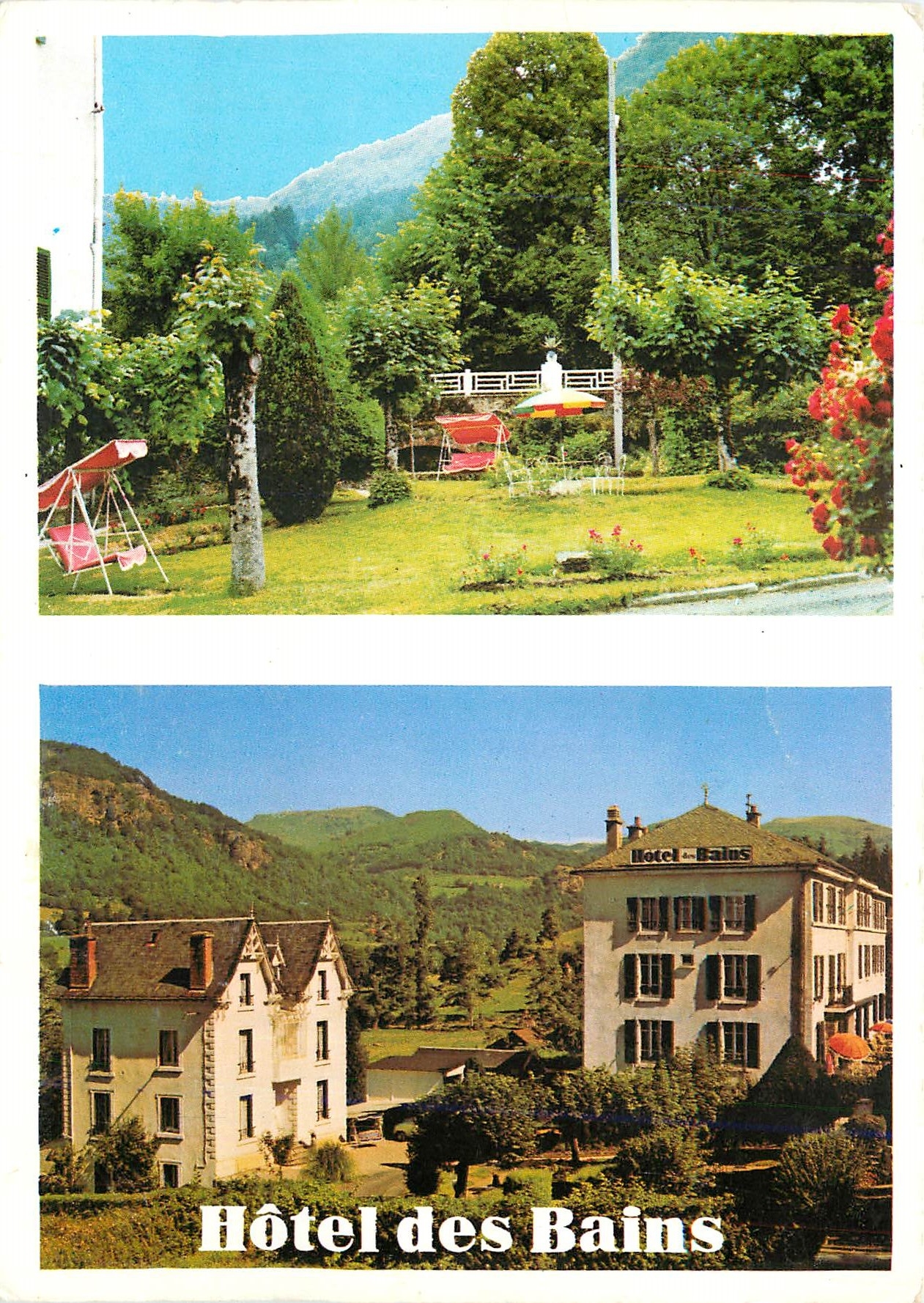 CPM Hotel des Bains Avenue de la Promenade Vic sur Cere 