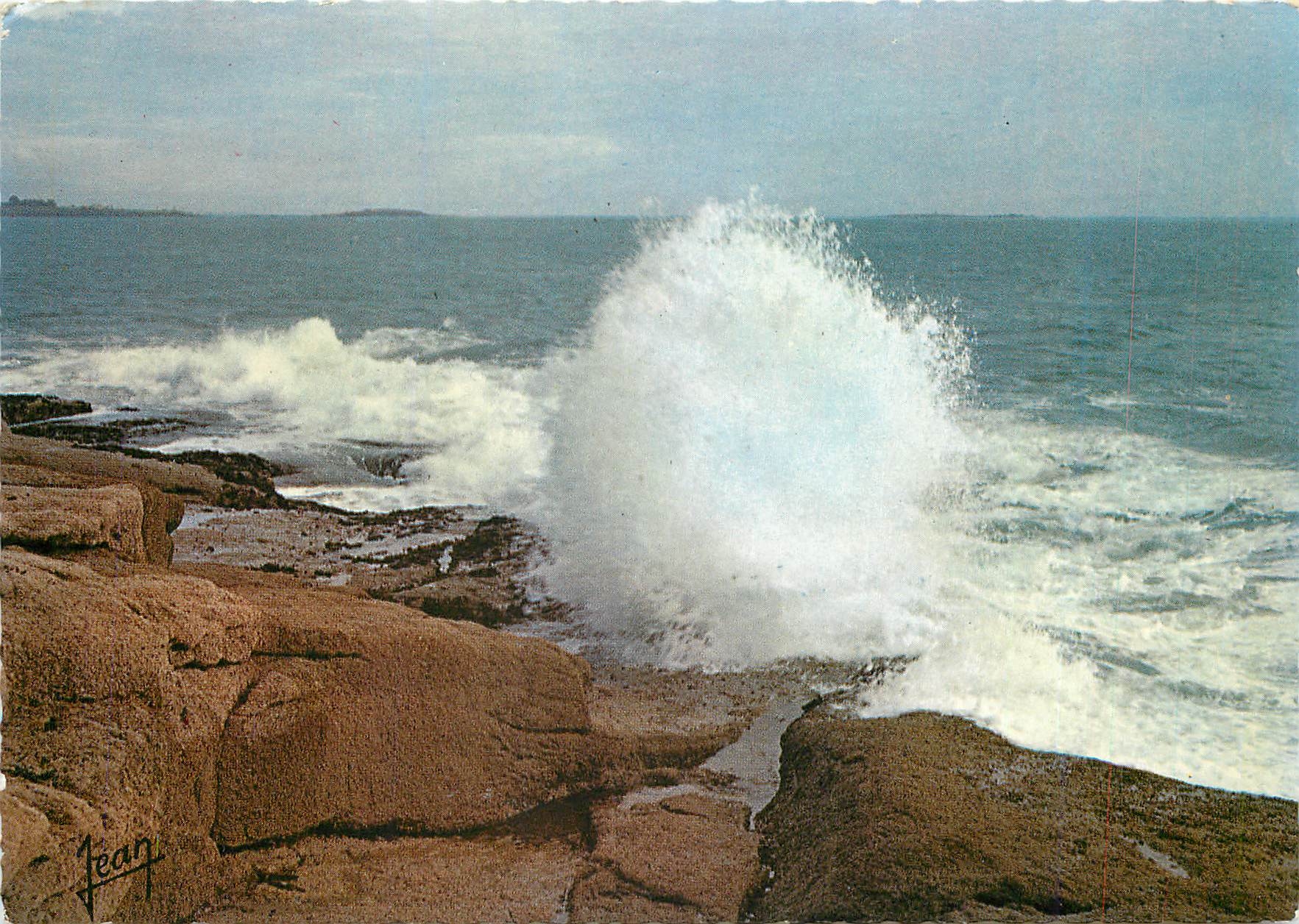 CPM Tempete sur la Cote 