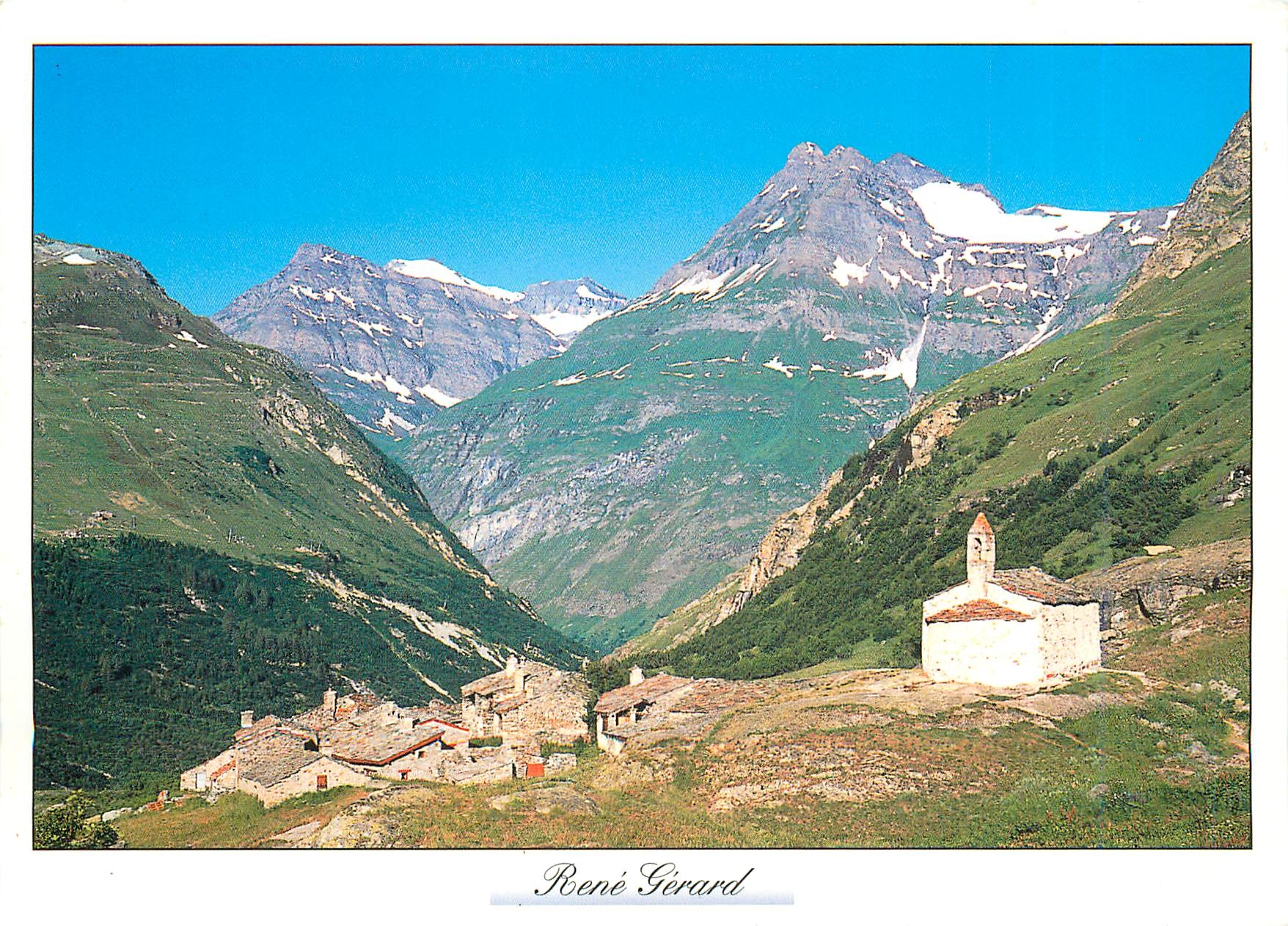 CPM Rene Gerard Image de Montagne Le Vieux Village 
