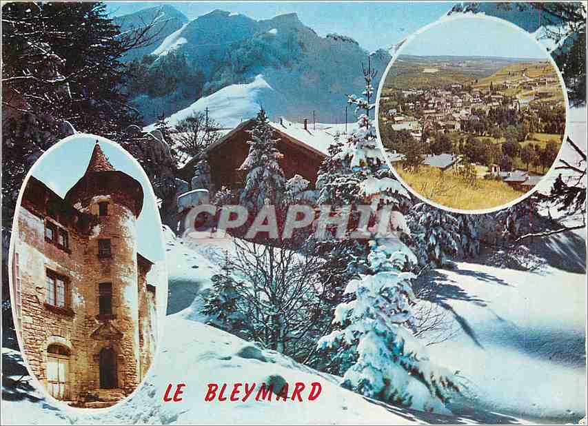 CPM Le Bleymard Lozere Vieille Tour Vue generale et le village de Vacances 