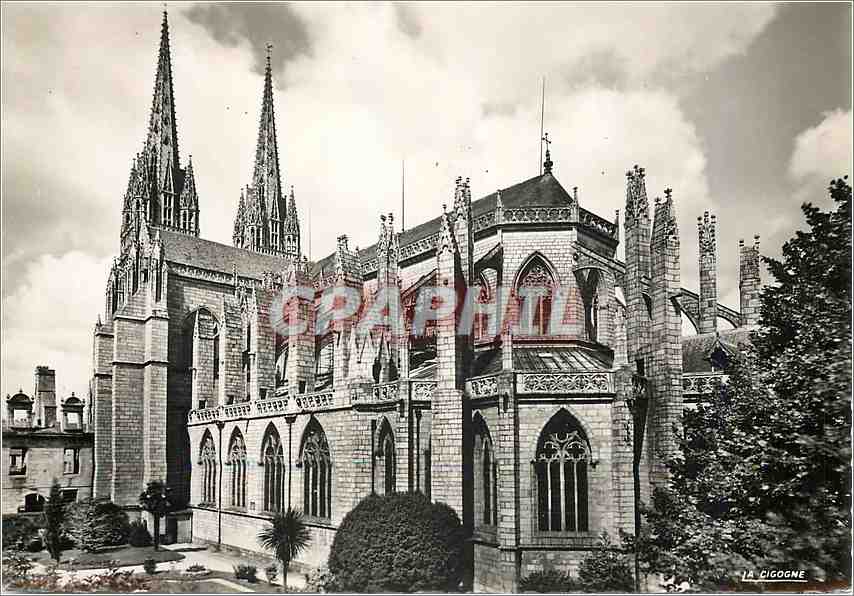 CPM Quimper Finistere La Cathedrale et l'Abside 