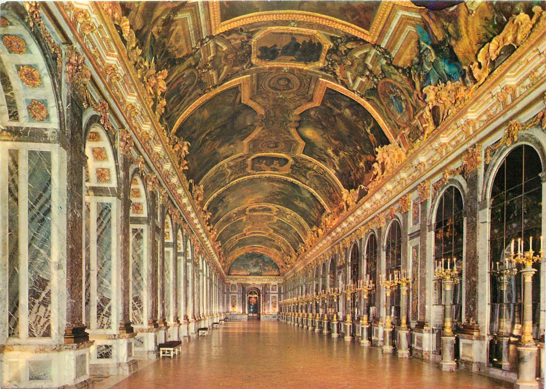 CPM Le Chateau de Versailles Le Chateau La Galerie des Glaces 