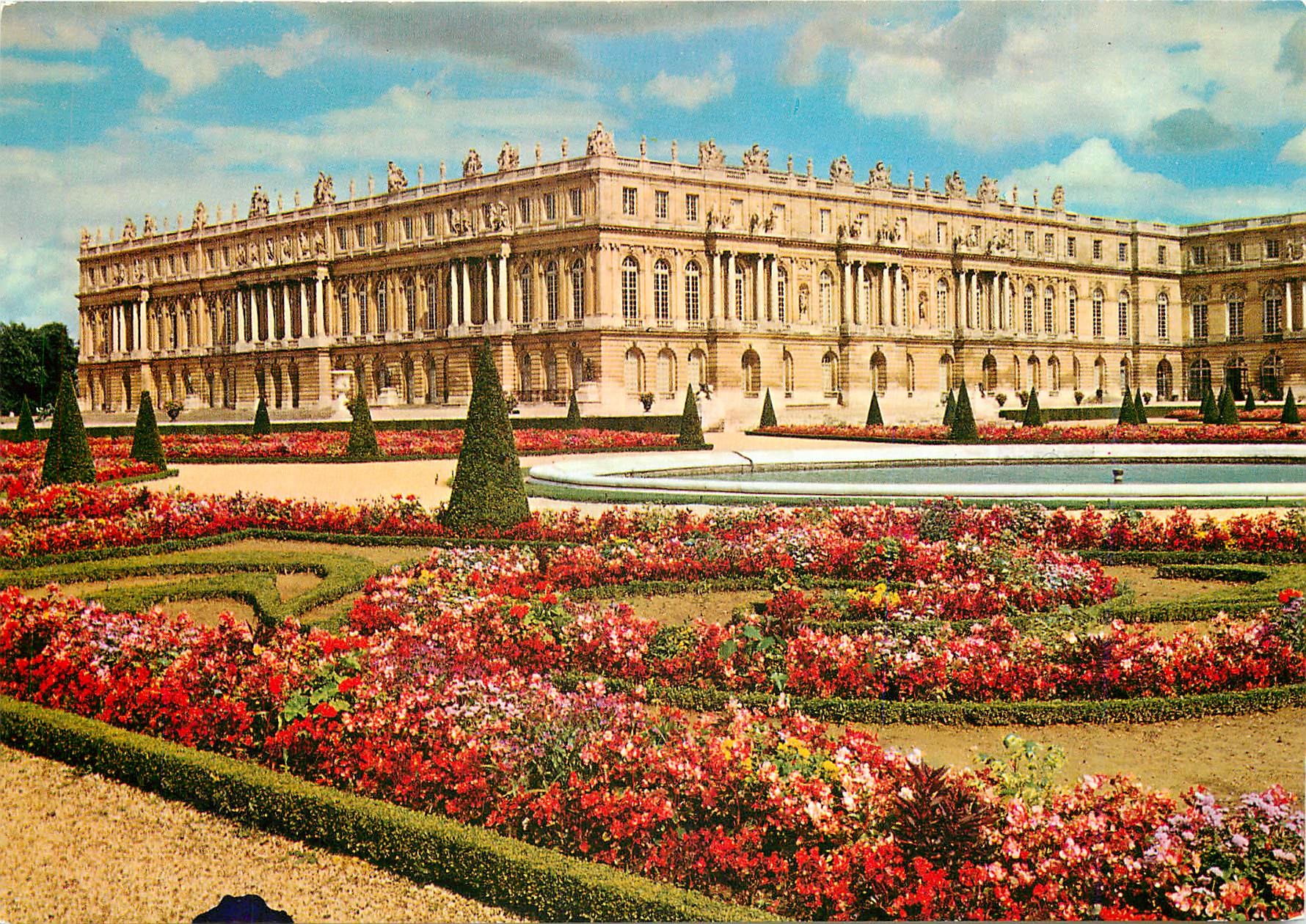 CPM Versailles Le Chateau le Parterre du Sud 
