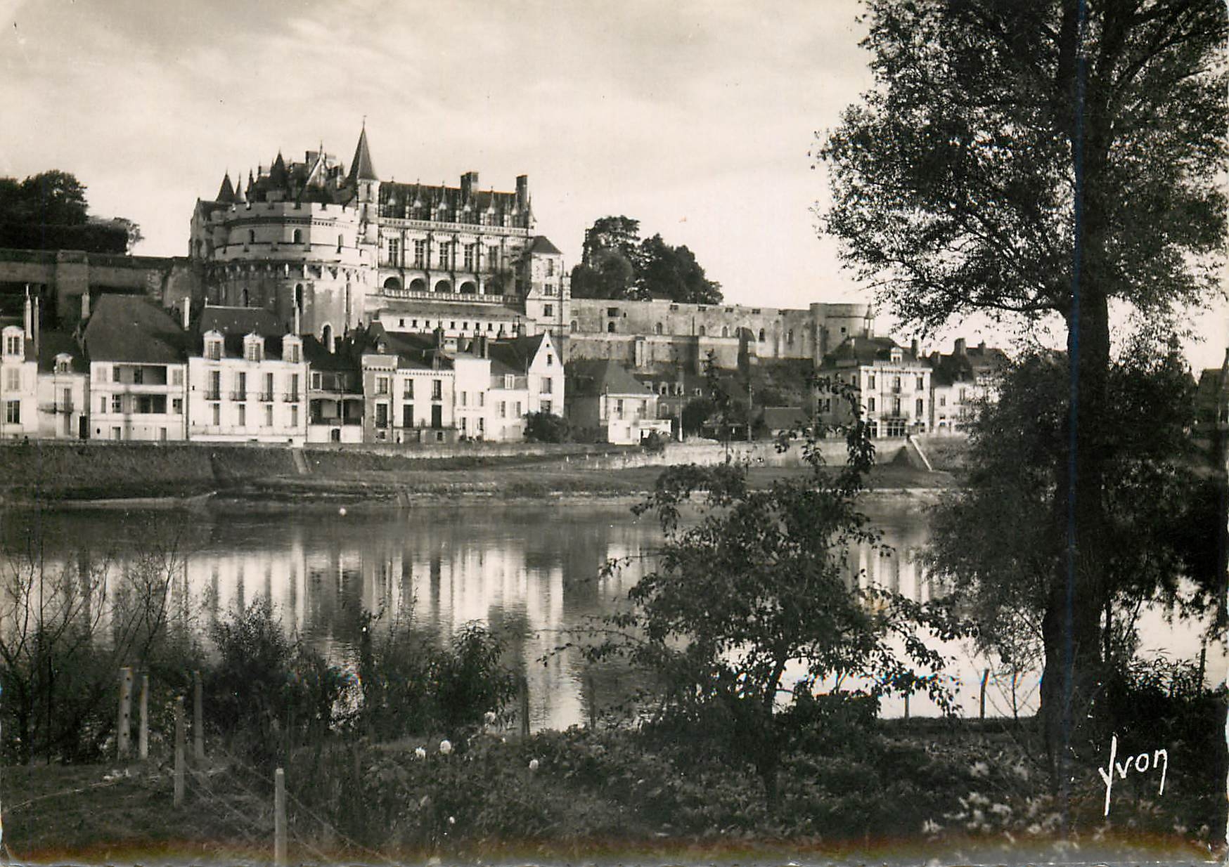 CPM Amboise Indre et Loire Le Chateau et la Loire 