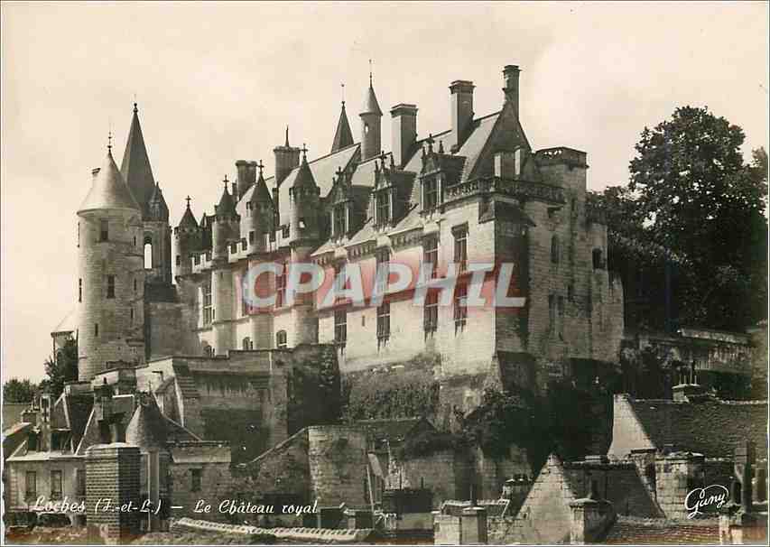 CPM Loches Le Chateau Royal 