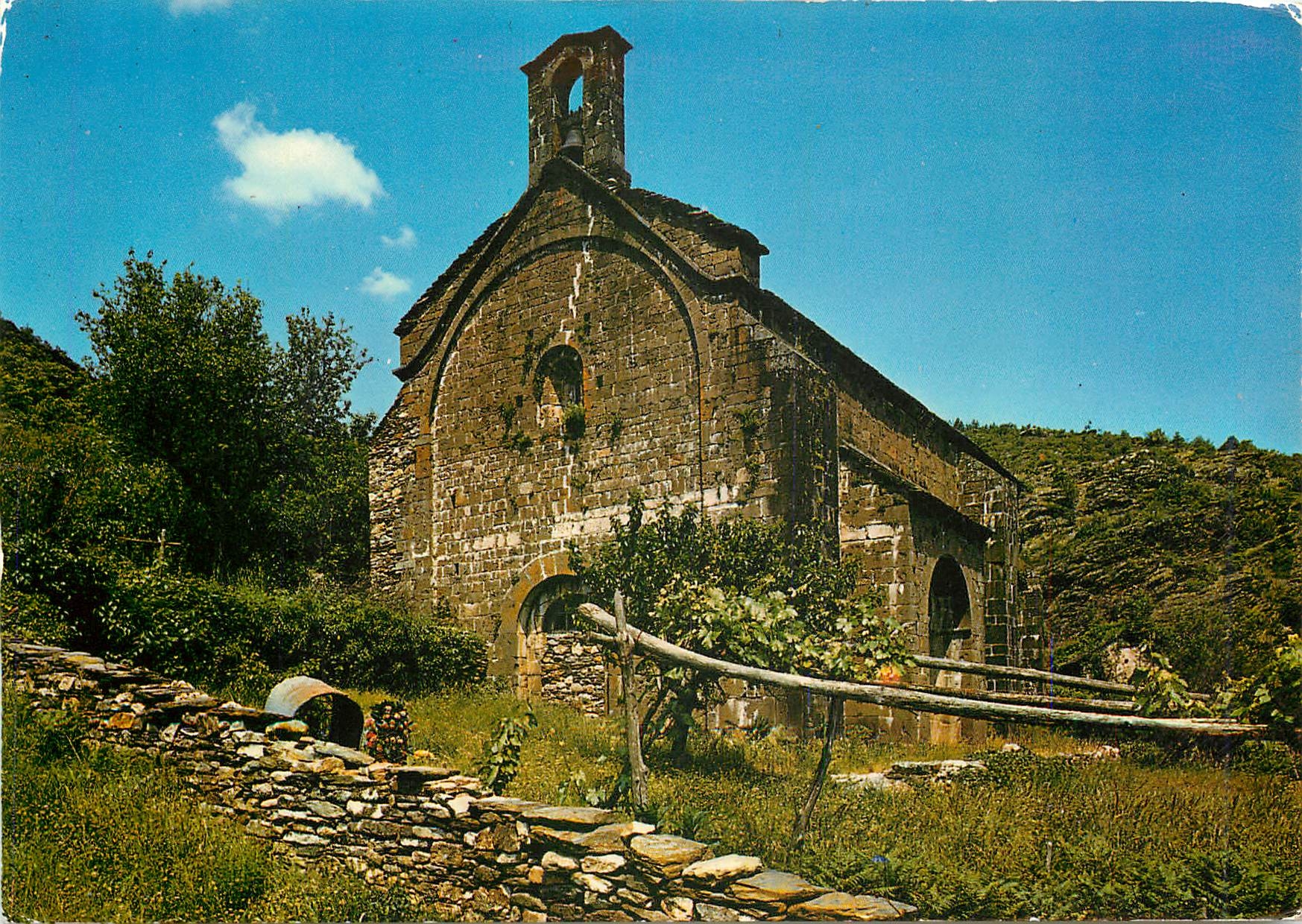 CPM Les Cevennes Touristiques Le temple de la Boissonnade a Moissace pres de Saint Etienne Vallee fr