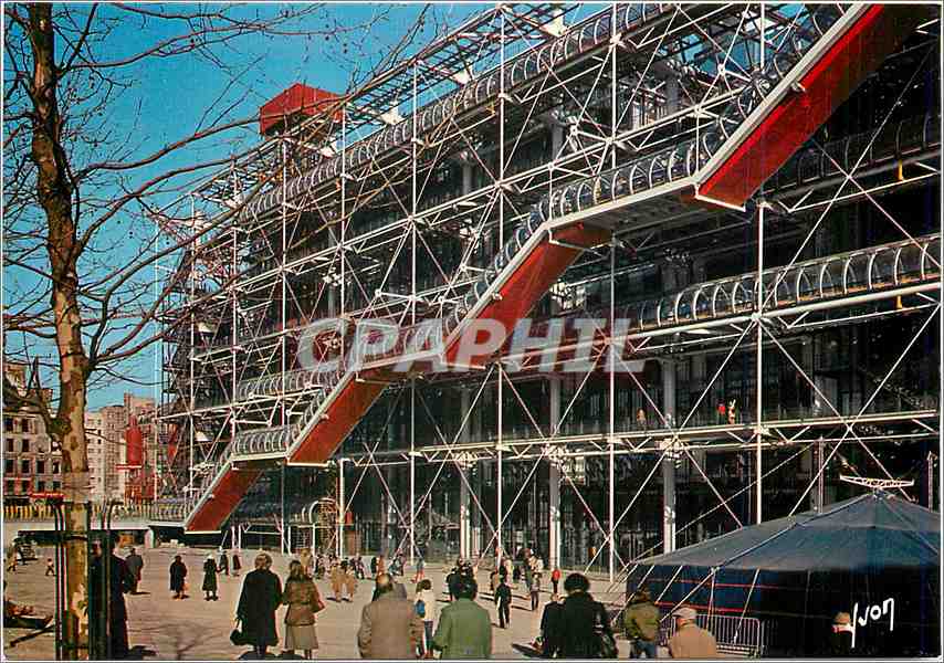 CPM Paris Centre National d'Art et de Culture Georges Pompidou 