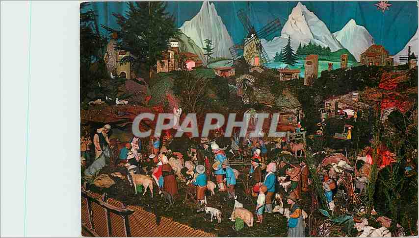 CPM Marseille Basilique Notre Dame de la Garde La Creche Moulin