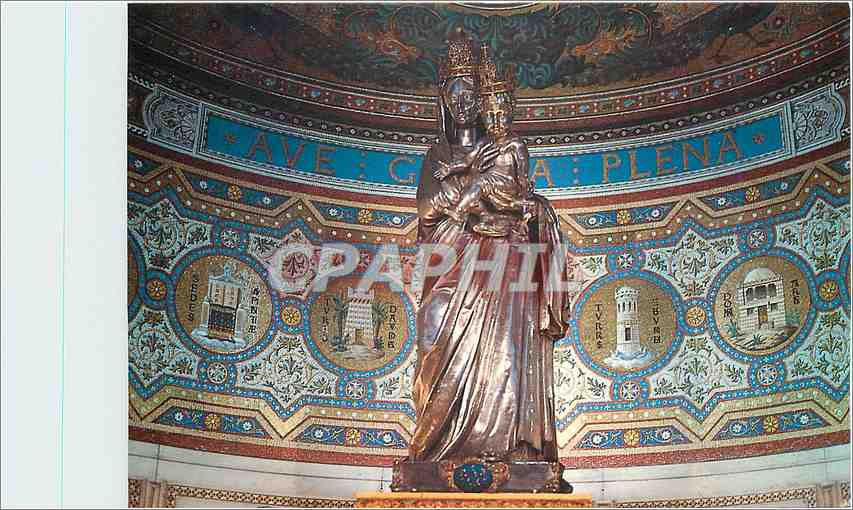 CPM Marseille Basilique Notre Dame de la Garde Vierge du Couronnement 