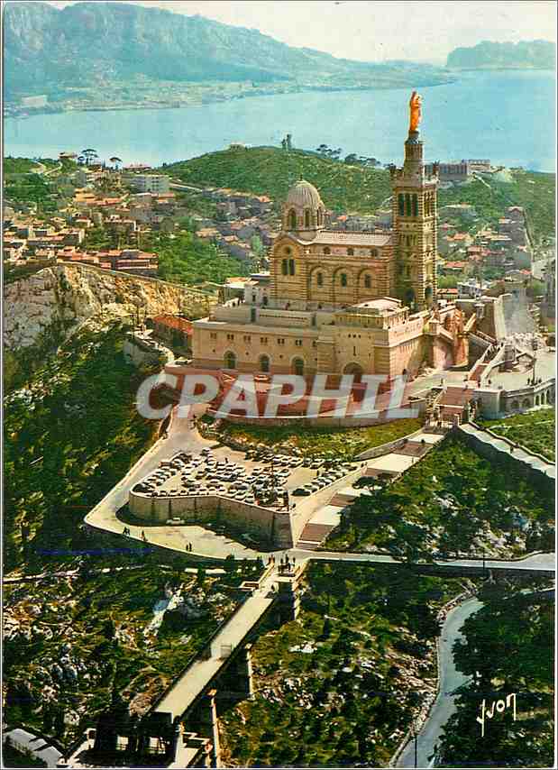 CPM Marseille Bouches du Rhone Basilique Notre Dame de la Garde 