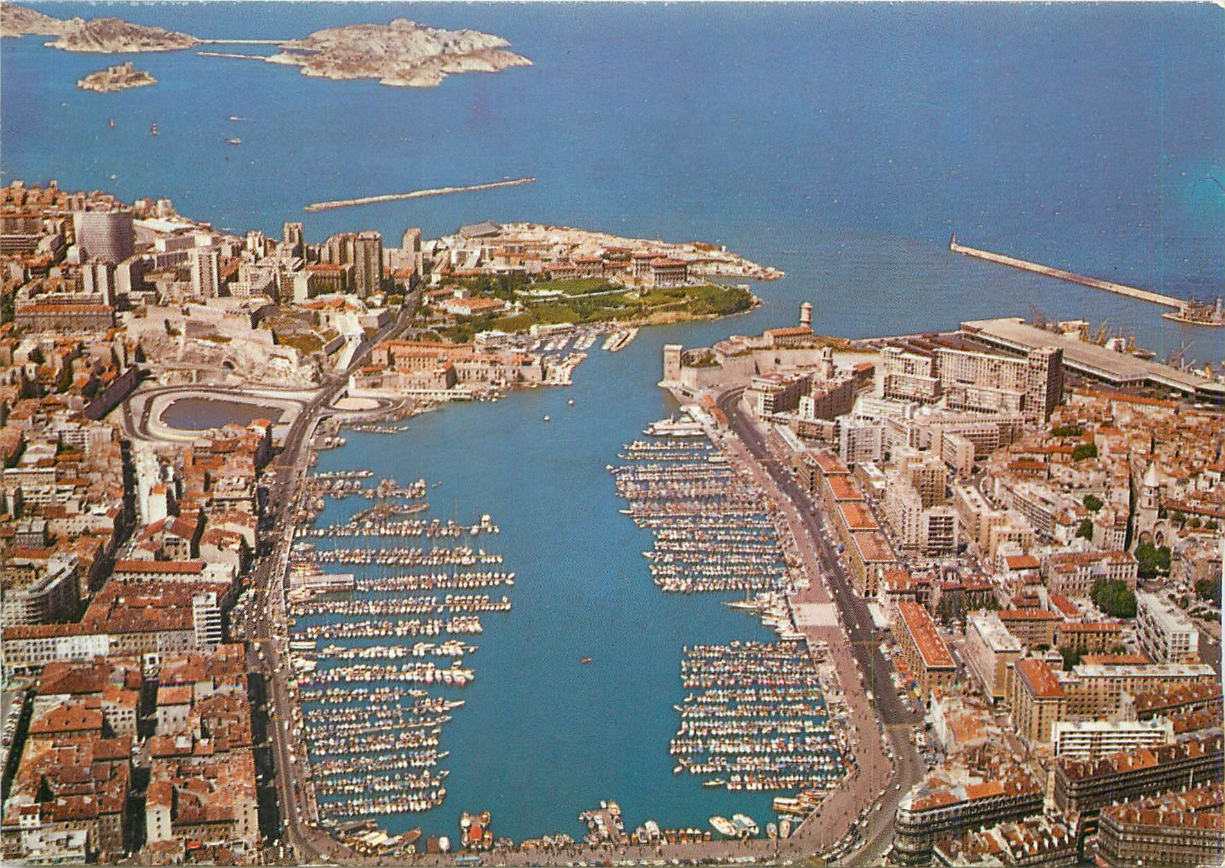 CPM Marseille Le Vieux Port et les Iles 