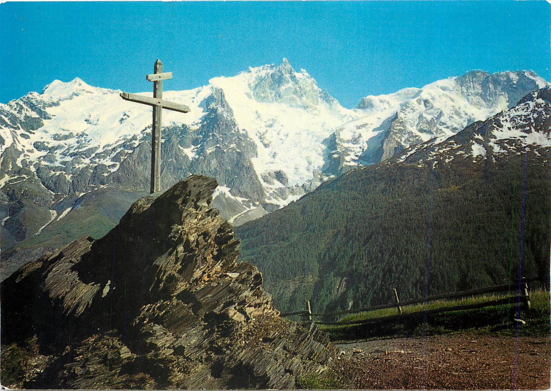 Massif de la Meije — Vue depuis la Croix des Portes — H.R. CONTINI 05320