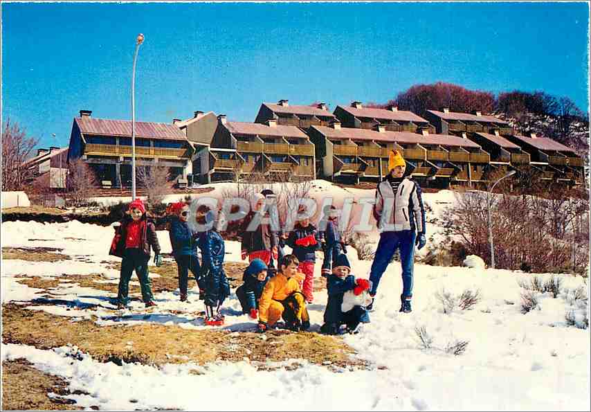 CPM Super Lioran Cantal Station ete hiver Village vacances Auvergne Limousin Somival 