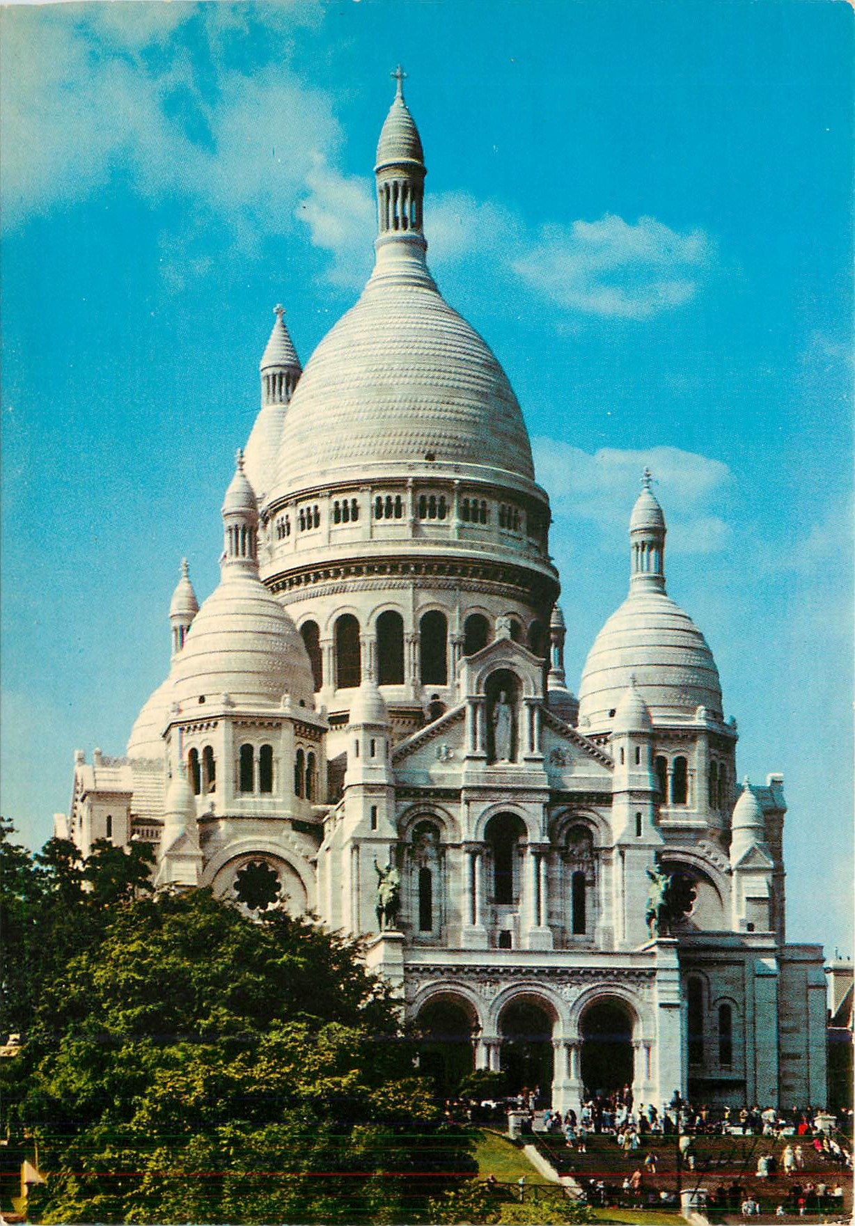 CPM Paris et ses Merveilles La Basilique du Sacre Coeur de Montmartre 