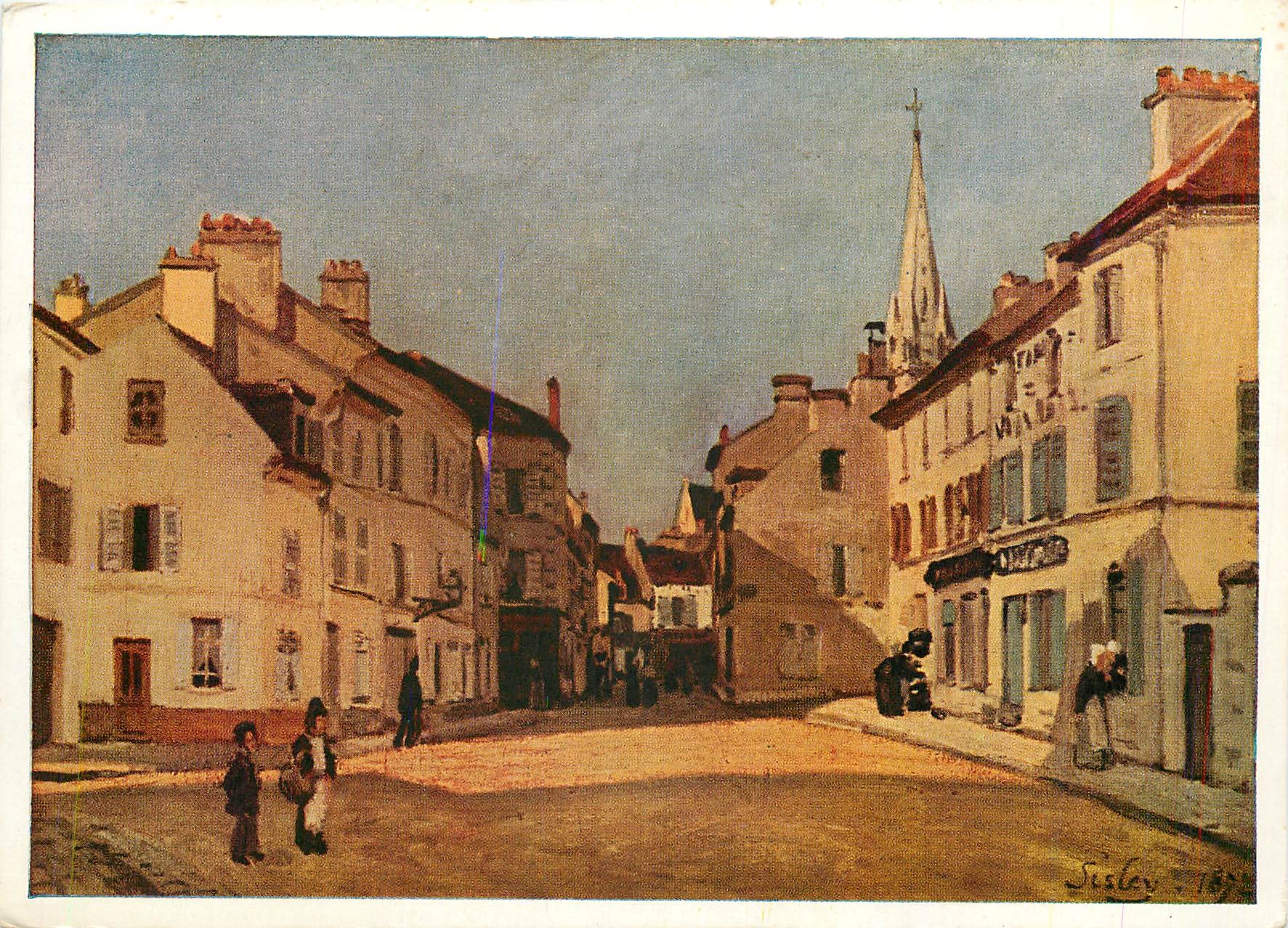 CPM Alfred Sisley Small Square at Argenteuil 