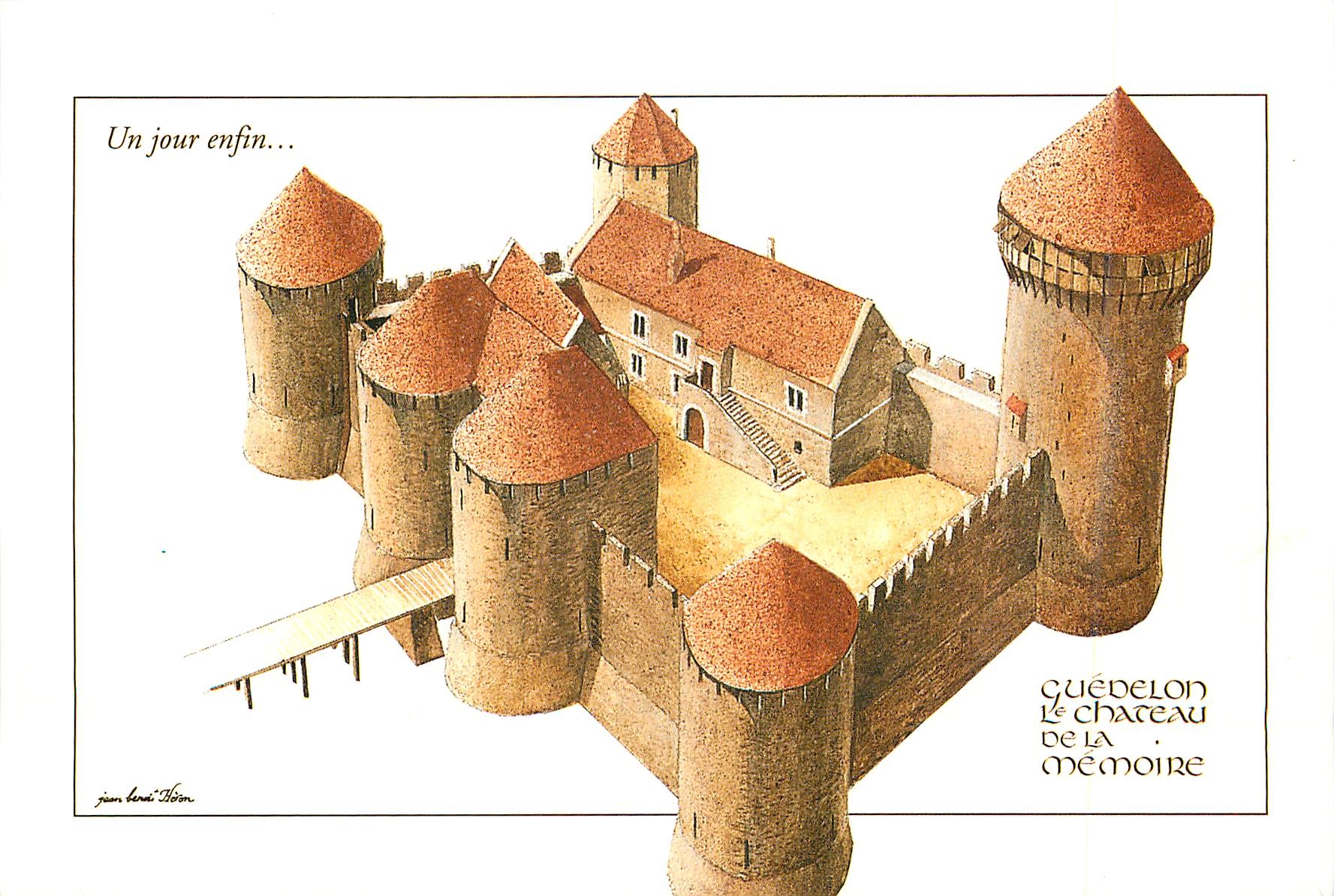 CPM Guedelon Le Chateau de la Memoire 