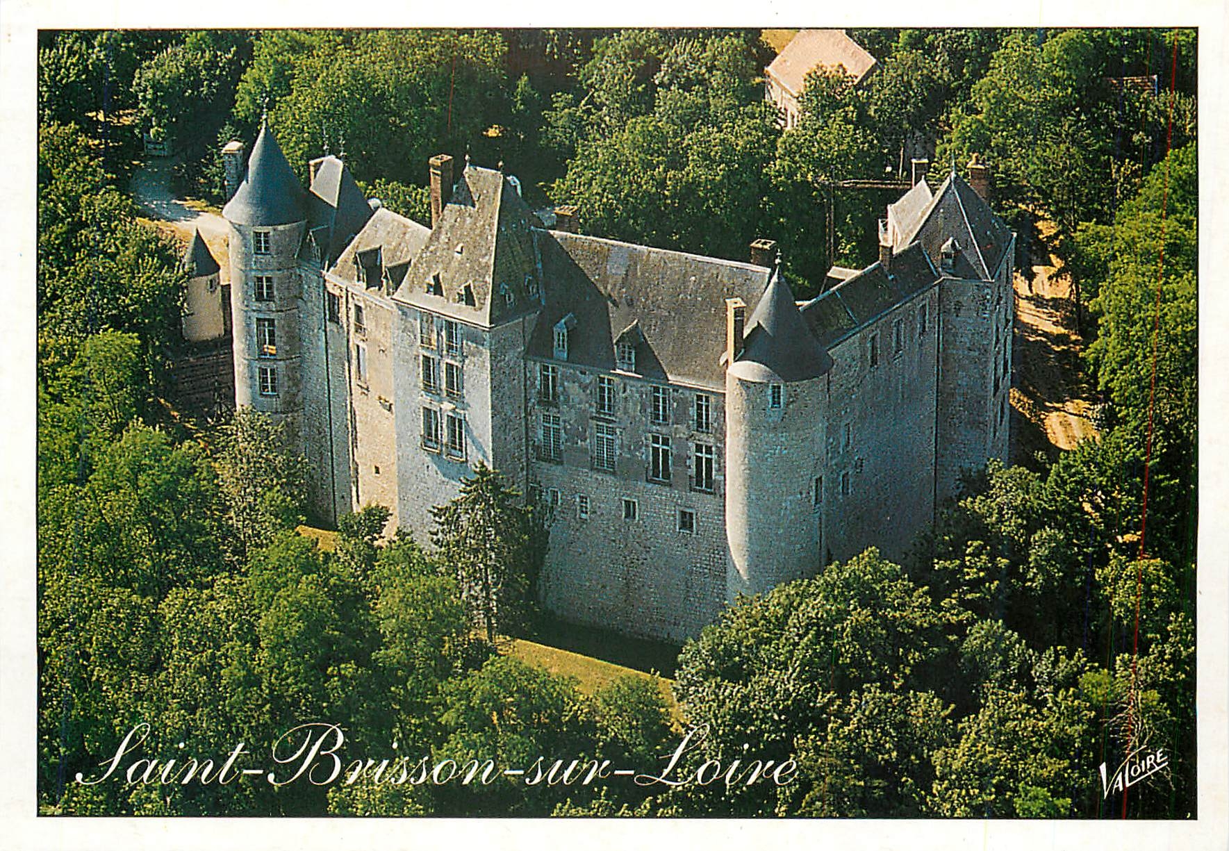 CPM Saint Brisson sur Loire Loiret Le Chateau 