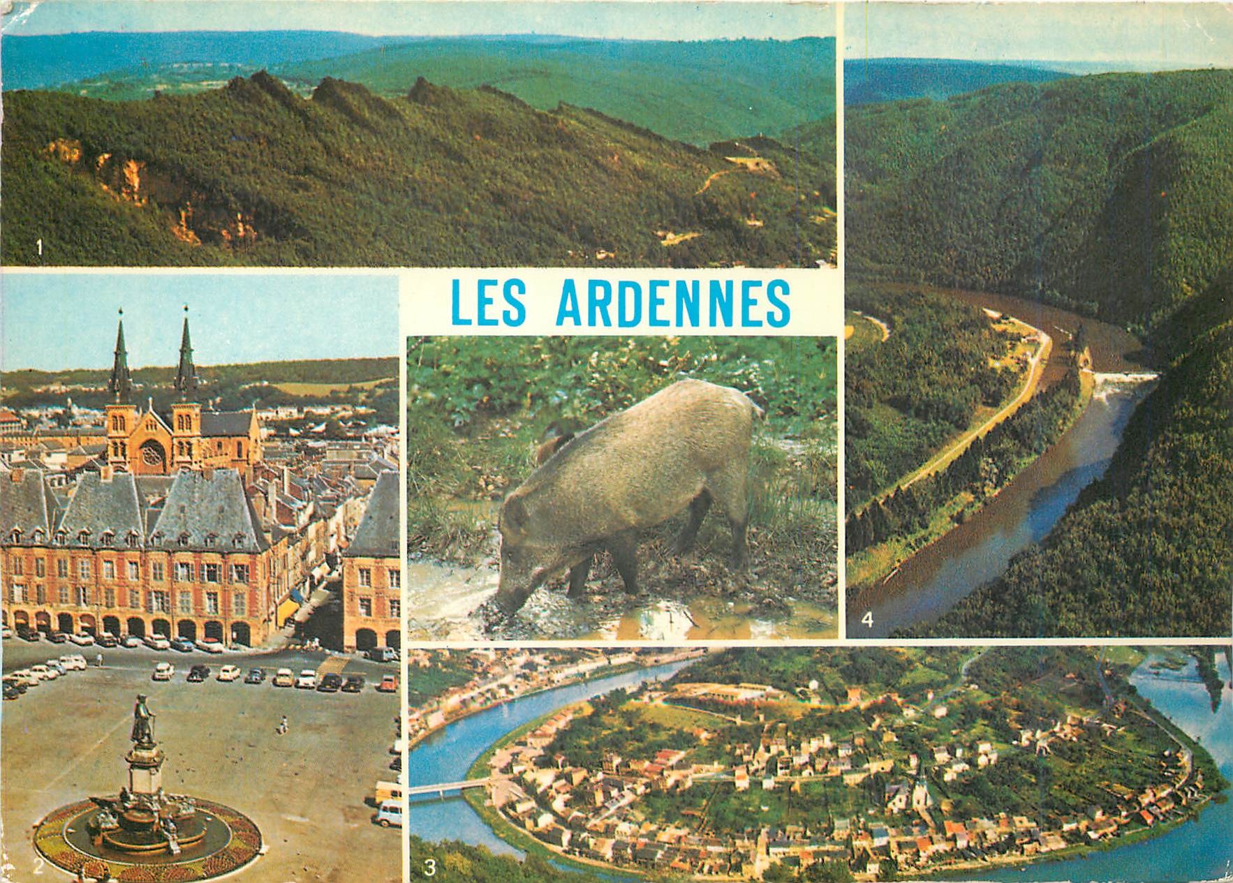 CPM Les Ardennes Les Quatres fils Aymon Mezieres Charlevillle
