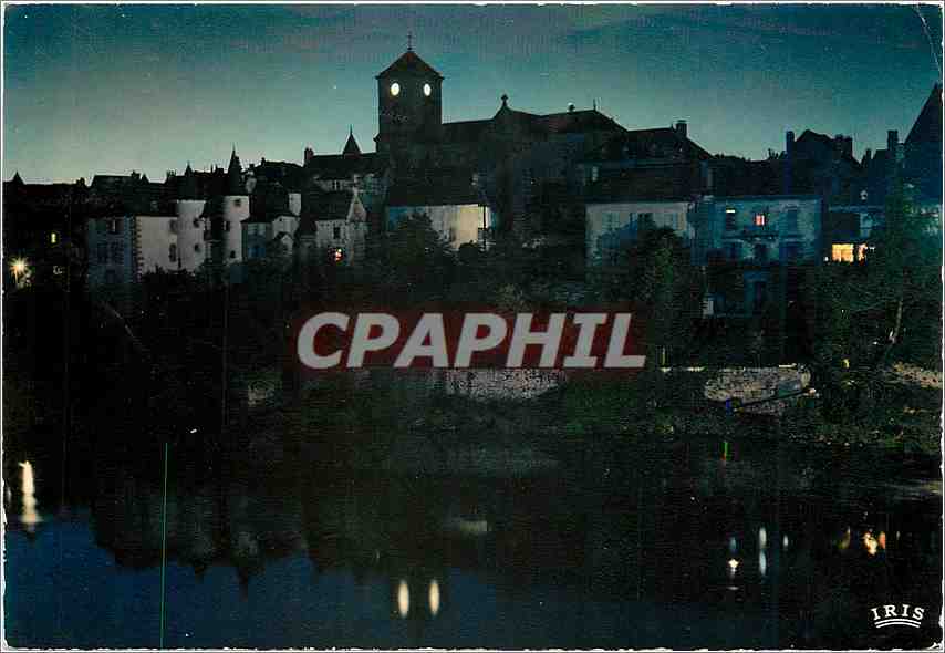 Vallée de la Dordogne — Vue de nuit — Éditions CPAPHIL