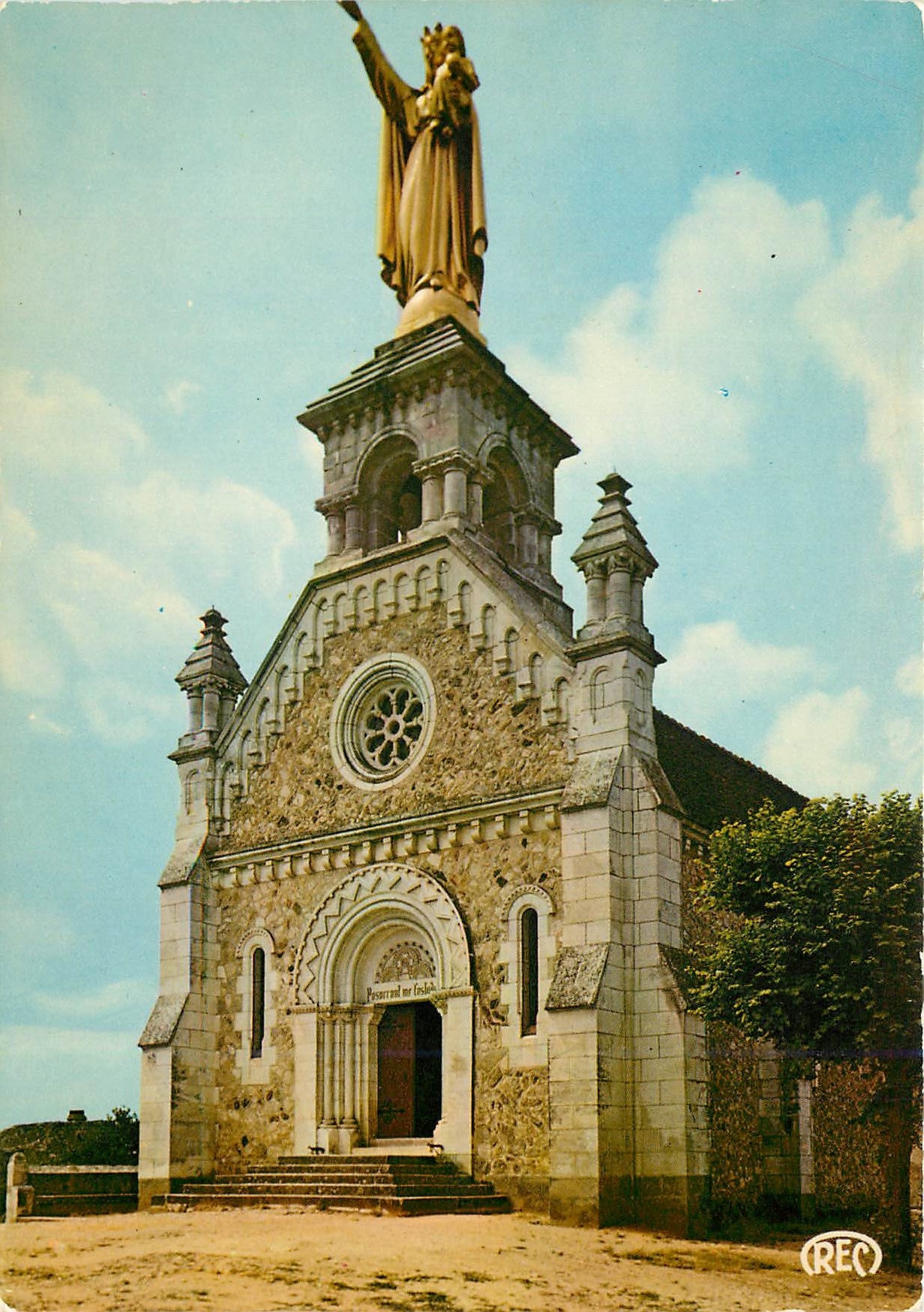 Église de Argenton-sur-Creuse — statue de la Vierge Marie — éditeur M. Roussel