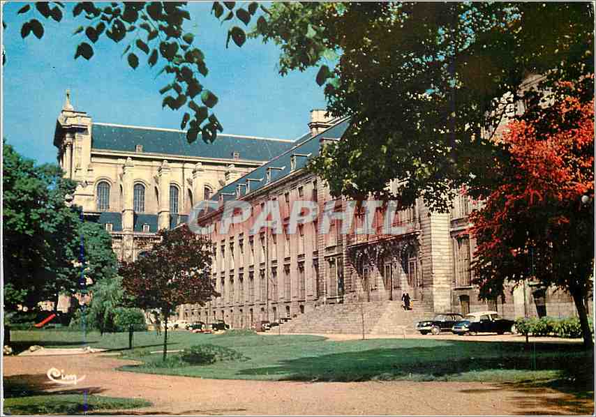 CPM Arras (P de C) Le Palais St Vaast et la Cathedrale
