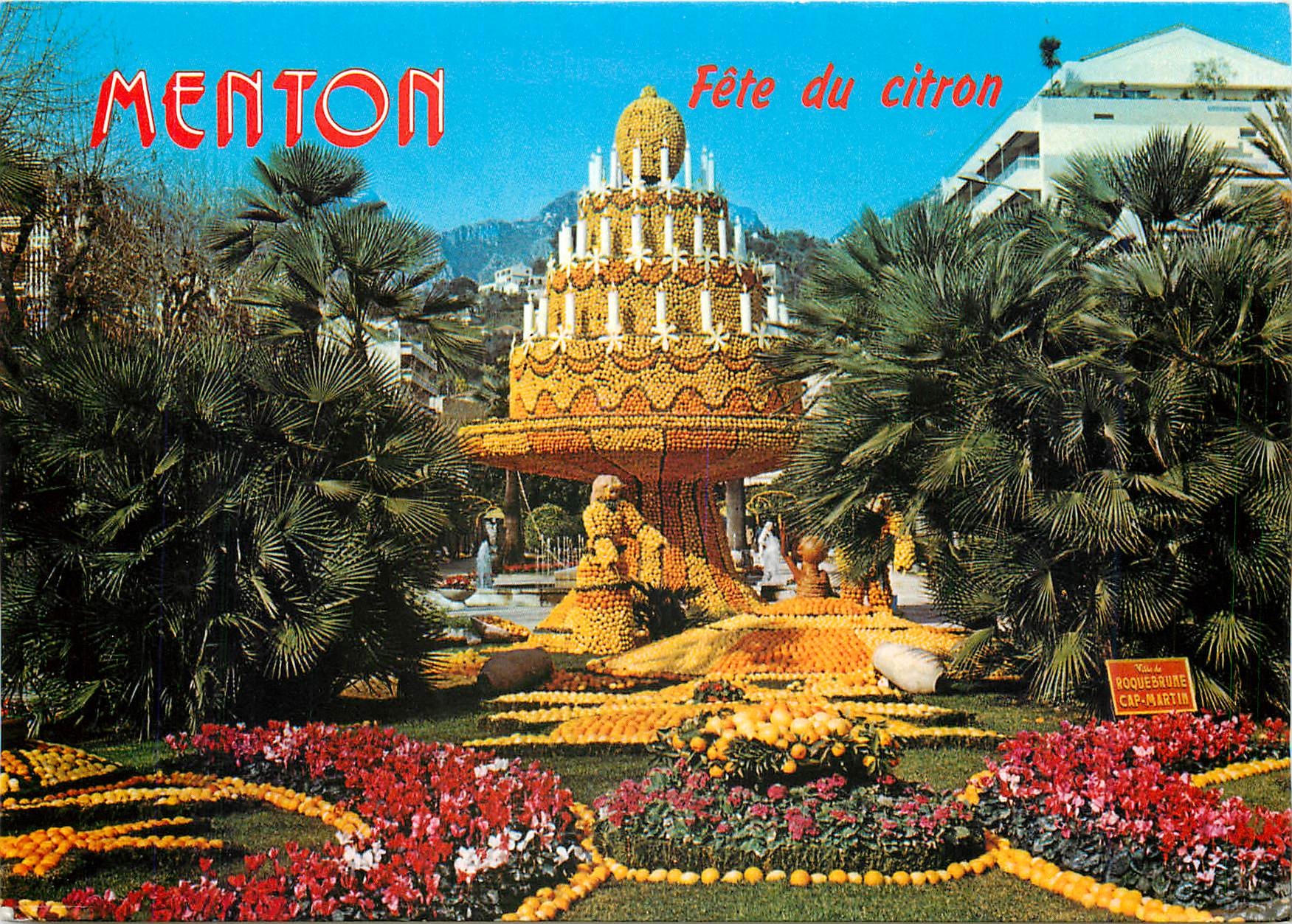 CPM La Cote d'Azur Menton Fete du Citron