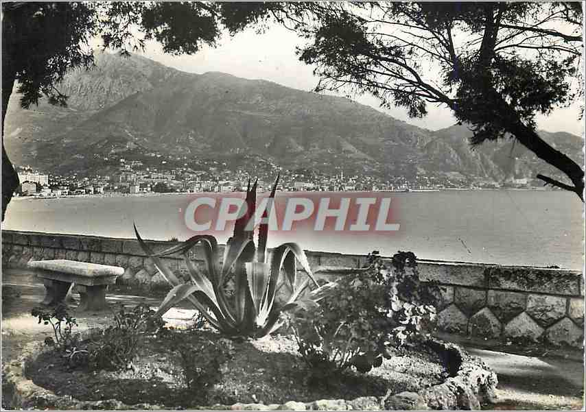 CPM Menton (A M) Vue generale de la sortie du tunnel du Cap Martin