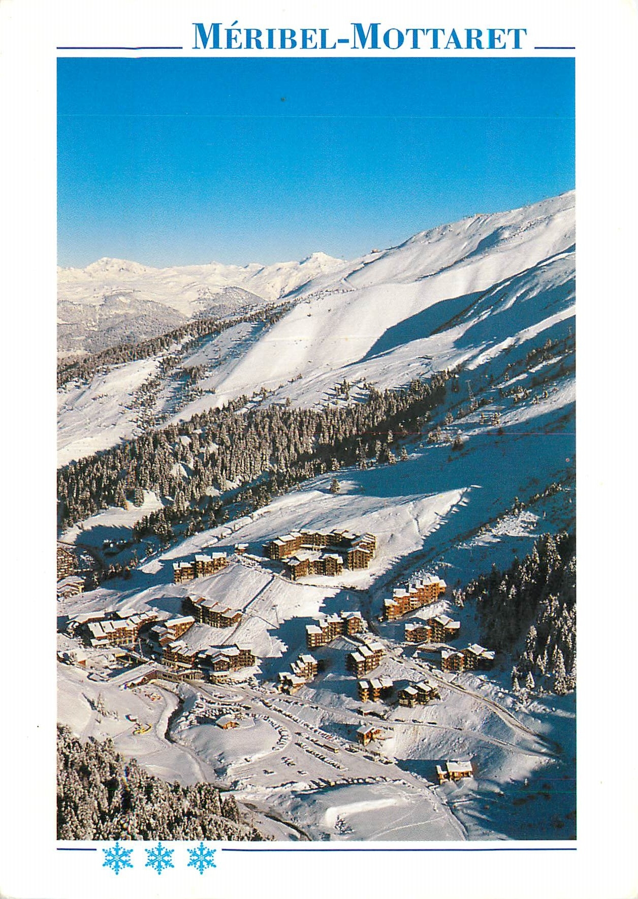 CPM Meribel Mottaret alr 1700 m (Savoie France) Les 3 vallees